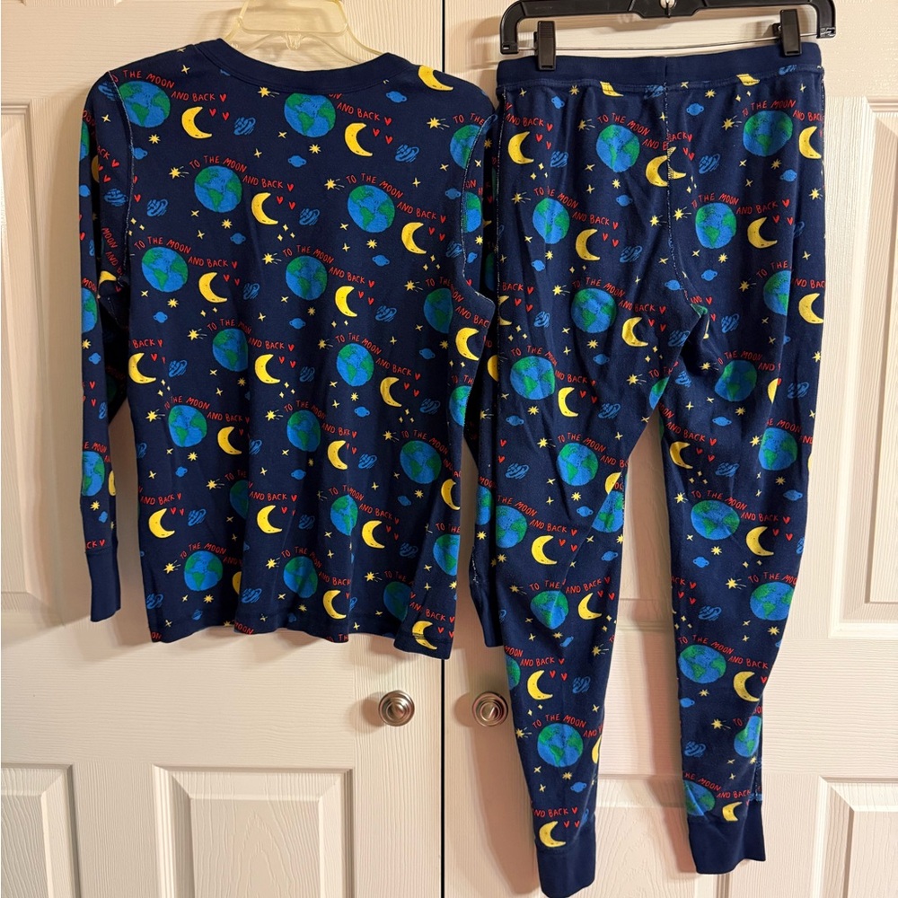 HANNA ANDERSSON WOMEN'S ORGANIC LOVE YOU TO THE MOON PAJAMAS - Picture 5 of 7